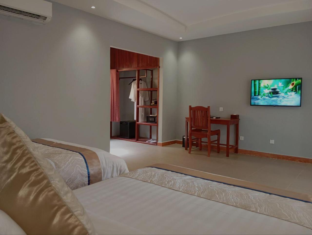 Sokchea Kampot Hotel Bagian luar foto