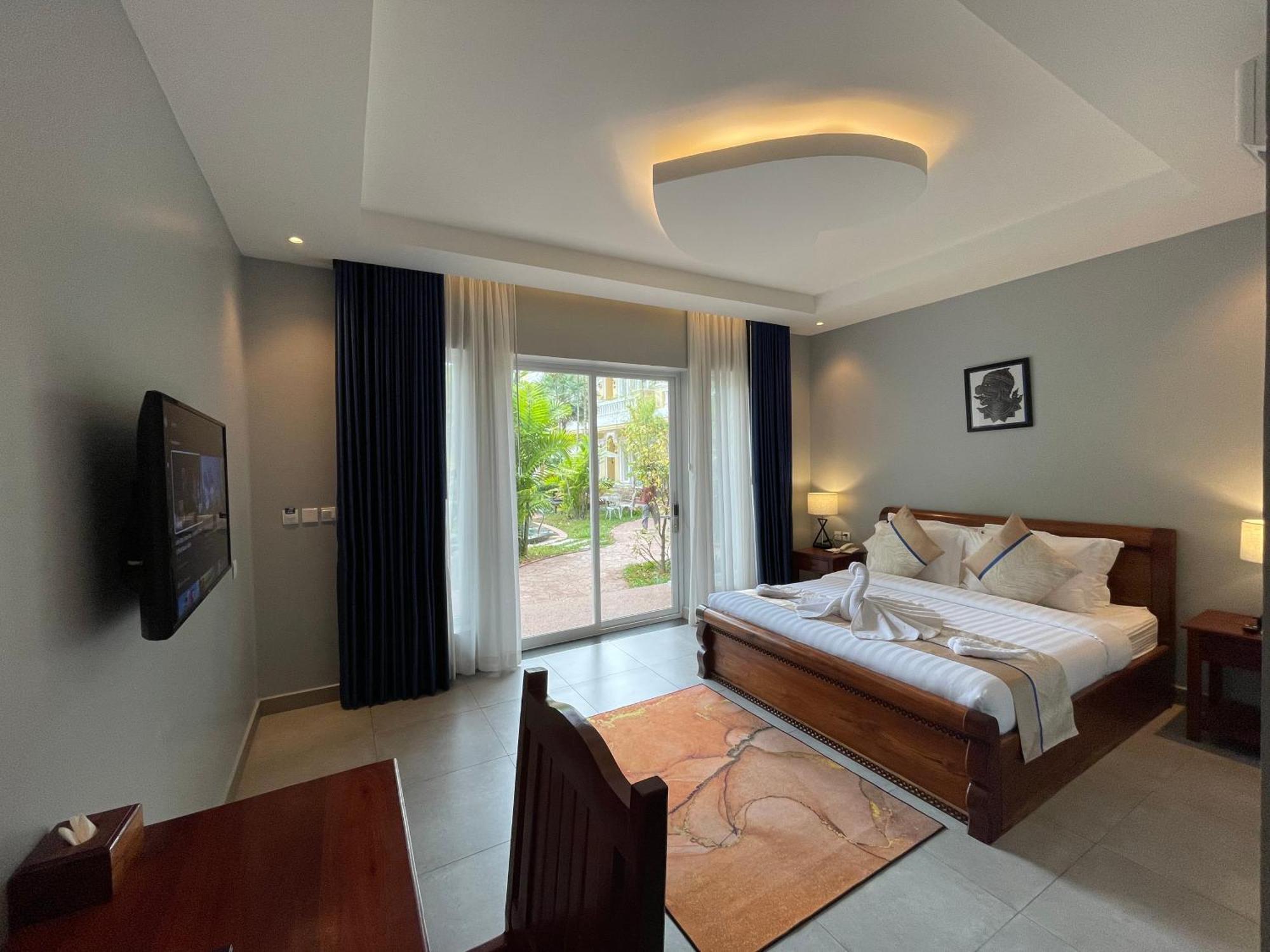Sokchea Kampot Hotel Bagian luar foto